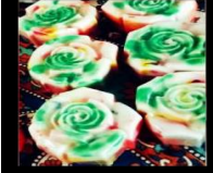 *RASAMBARI Marble Soap Bar – With the Goodness of Fruit & Flower Crushes BAR (100gms)Pack of 5-Pcs