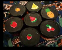 RASAMBARI ORGANIC LIP BALMS FLAVORS: APPLE, ORANGE, MANGO, PINEAPPLE, PLUM, STRAWBERRY, WATERMELON PERFECT FOR KIDS, MEN AND WOMEN GIVES A VERY LIGHT SHADE ALL LIPBALMS ARE LIGHTLY SWEET