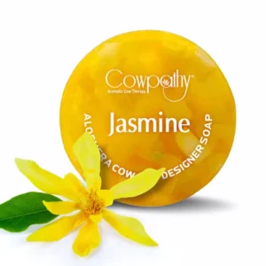 Hand made Cow urine Soap Jasmine (100gm)Pack of 5