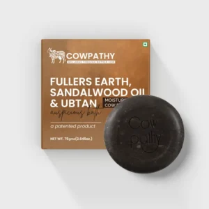 Cow dung Soap Ubtan - Sandal wood (75gm)Pack of 5
